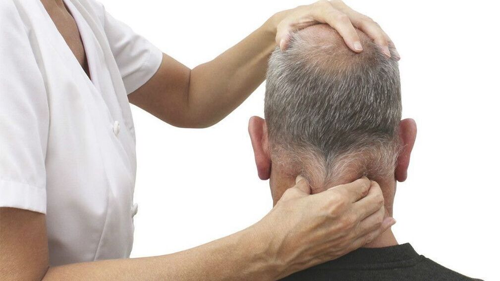 Führen Sie eine therapeutische Nackenmassage durch