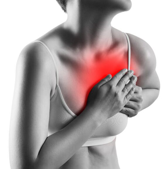 schmerzen im brustbereich ein symptom der thorakalen osteochondrose jpg
